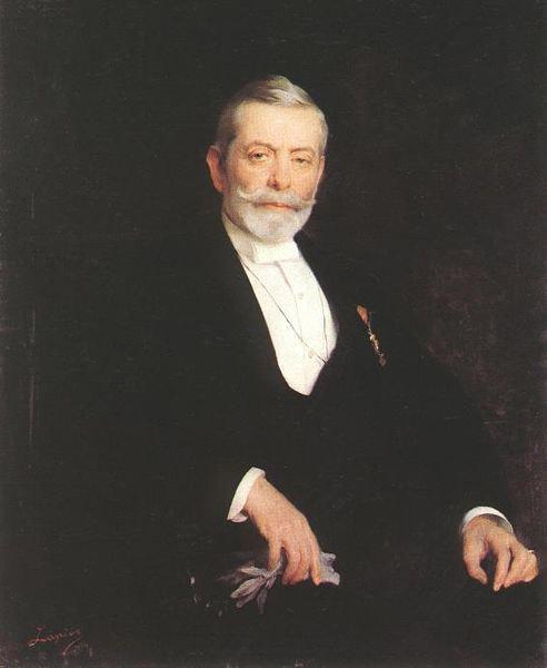 Philip Alexius de Laszlo Portrait of Ignaz Wechselmann oil painting image